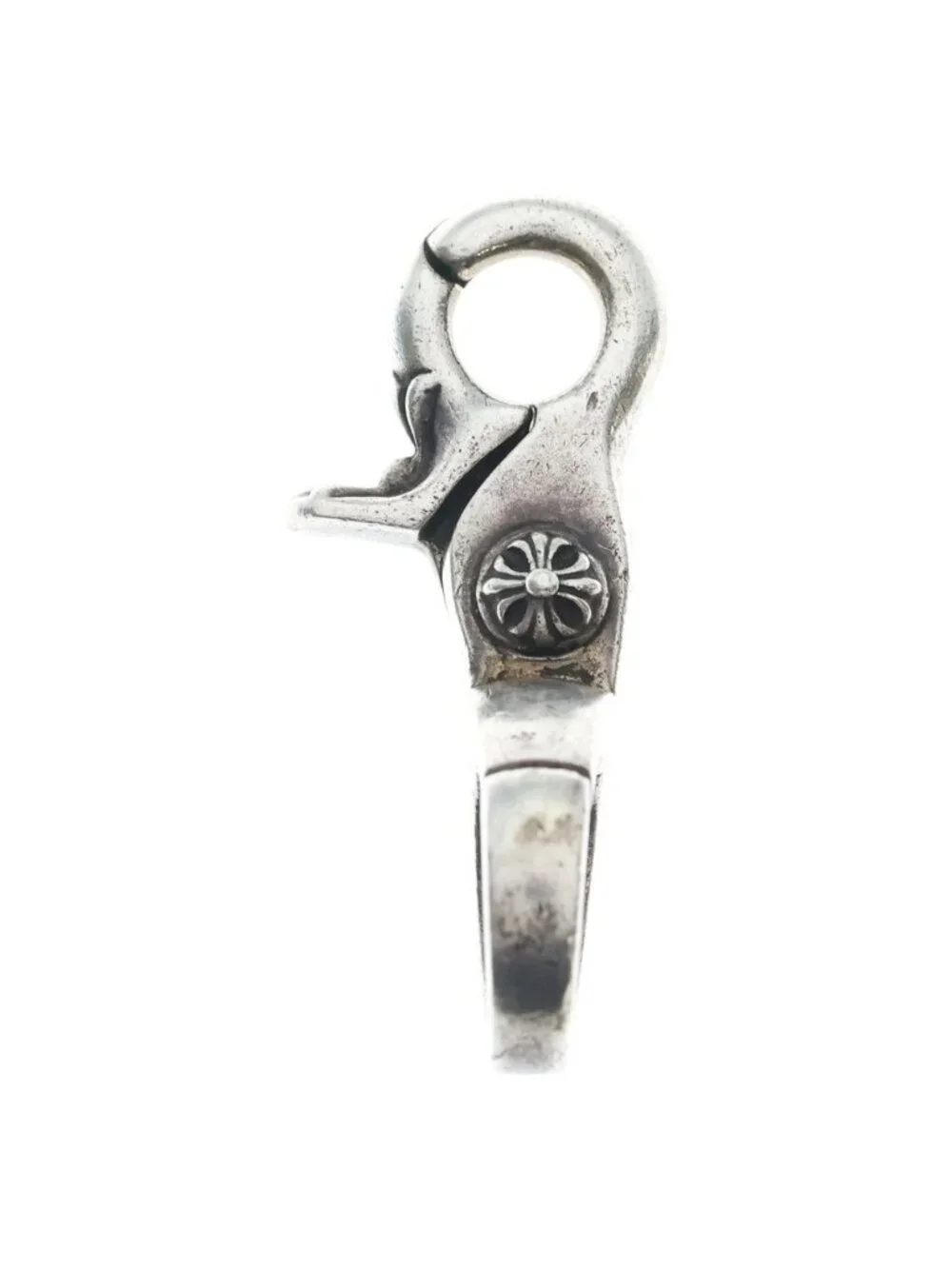 Chrome Hearts Quick Clip Cross Ball Silver Necklace